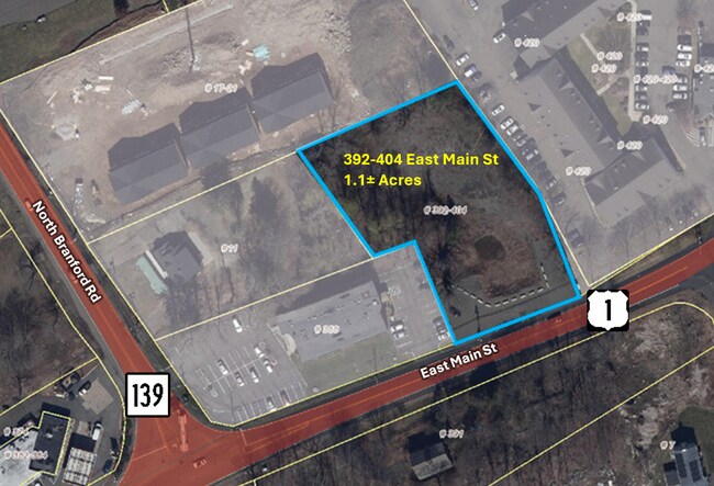 More details for 392 400 East Main St, Branford, CT - Land for Sale