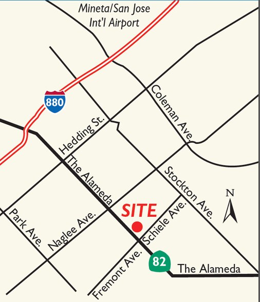 1600 The Alameda, San Jose, CA à louer - Photo du bâtiment - Image 3 de 10