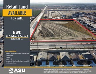 Plus de détails pour Gosford Rd, Bakersfield, CA - Terrain à vendre