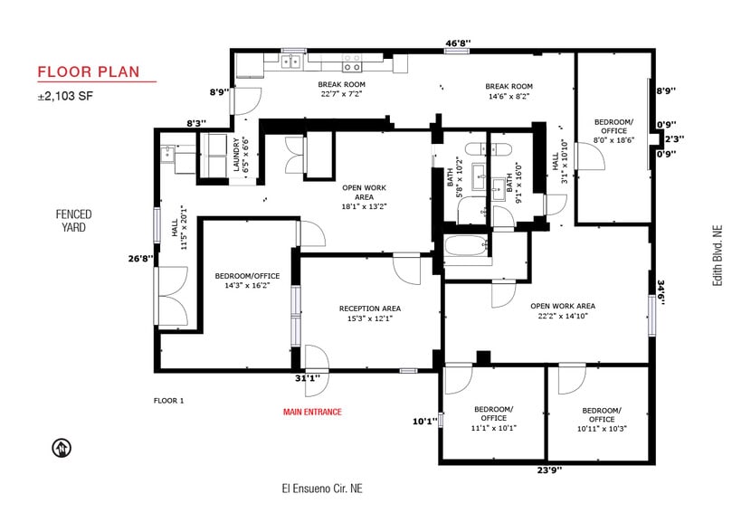5717 Edith Btm NW, Albuquerque, NM for sale - Building Photo - Image 3 of 14