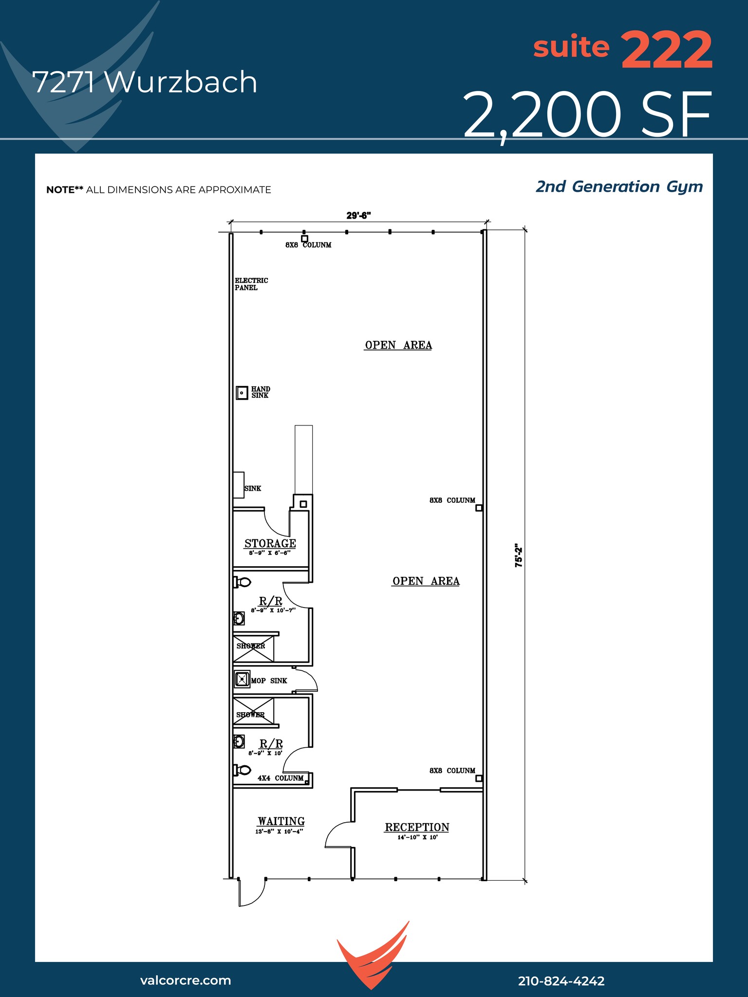 7271 Wurzbach Rd, San Antonio, TX à louer Plan de site- Image 1 de 1