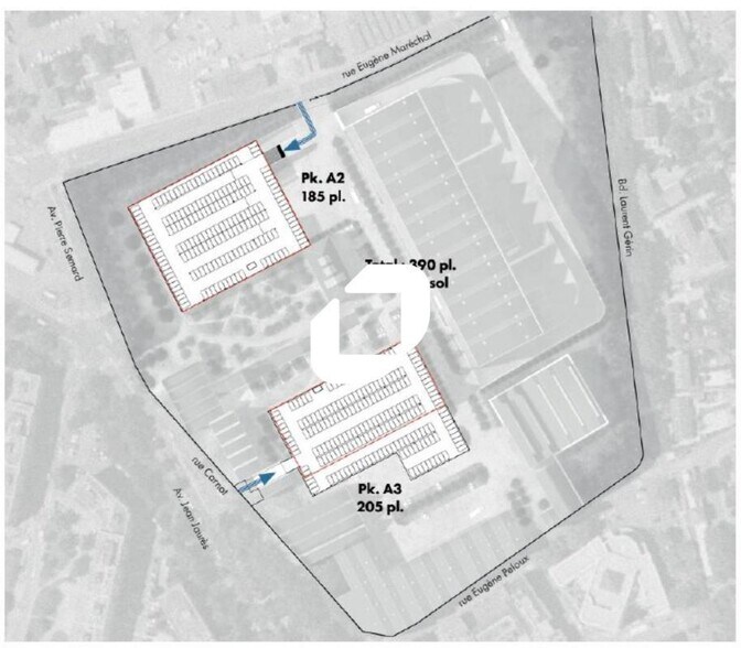 2 Rue Eugène Maréchal, Vénissieux à louer - Plan de site - Image 3 de 4