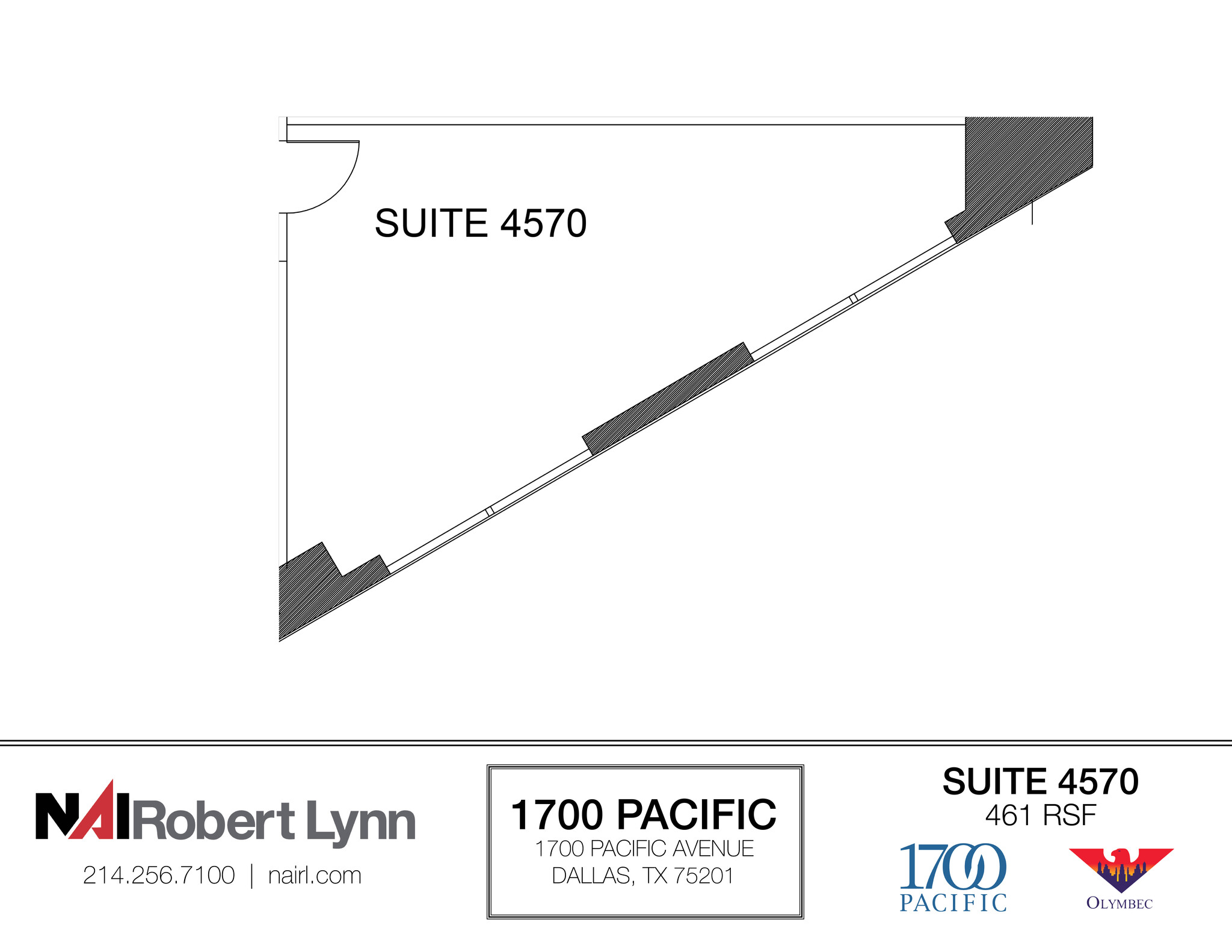 1700 Pacific Ave, Dallas, TX à louer Plan d  tage- Image 1 de 1