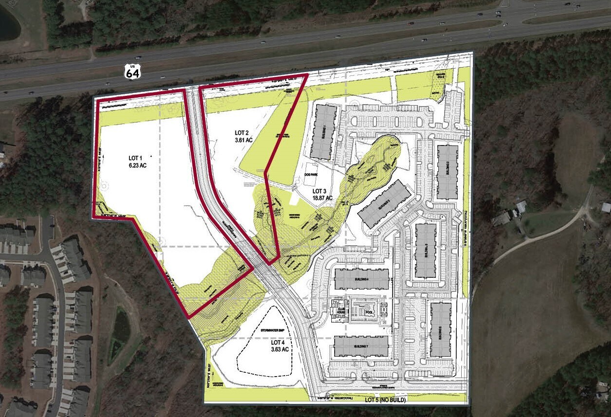 3809 US 64 Hwy W, Apex, NC à vendre Plan de site- Image 1 de 6