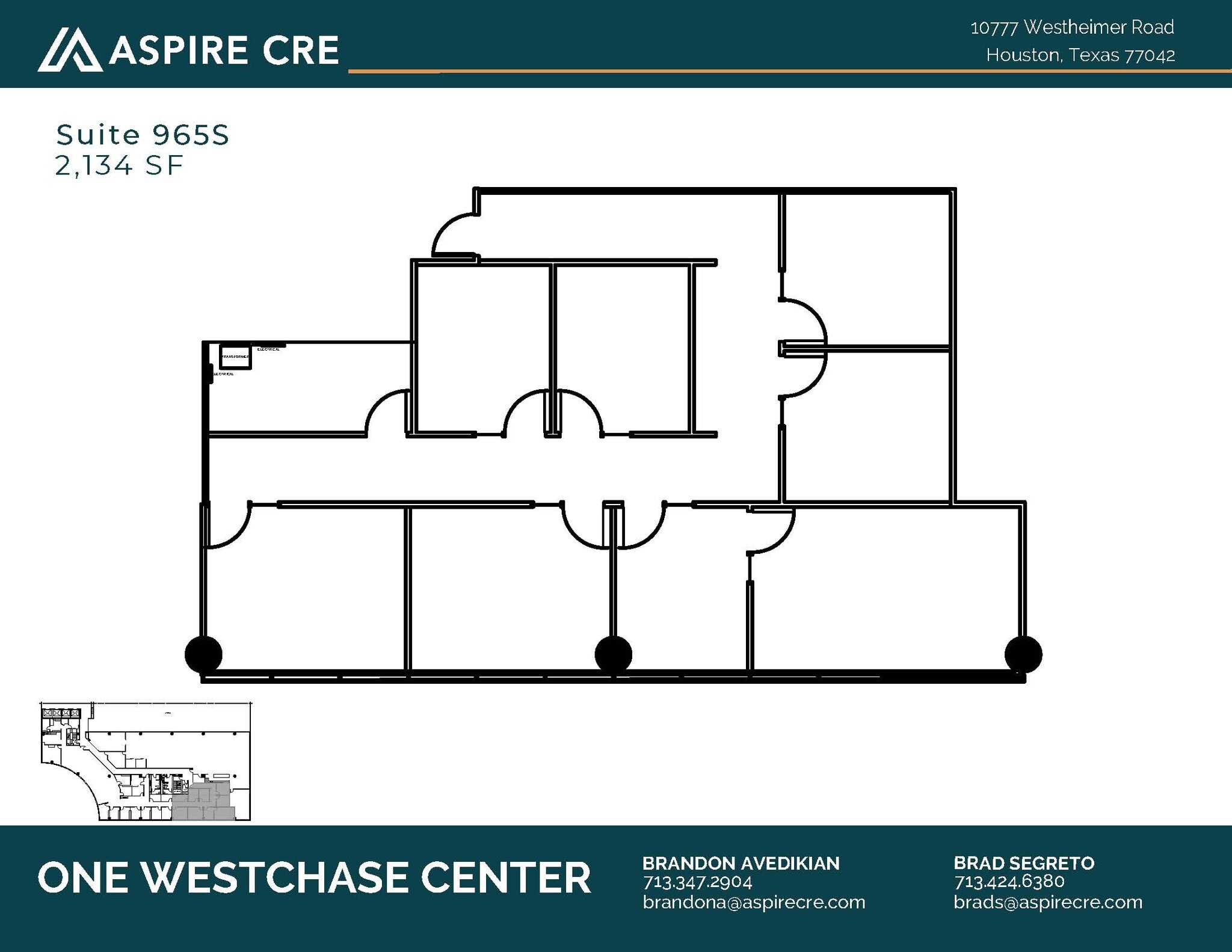 10777 Westheimer Rd, Houston, TX for lease Floor Plan- Image 1 of 1