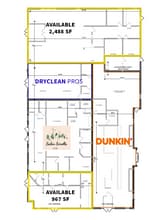 460-490 King St, Franklin, MA à louer Plan d’étage- Image 1 de 4