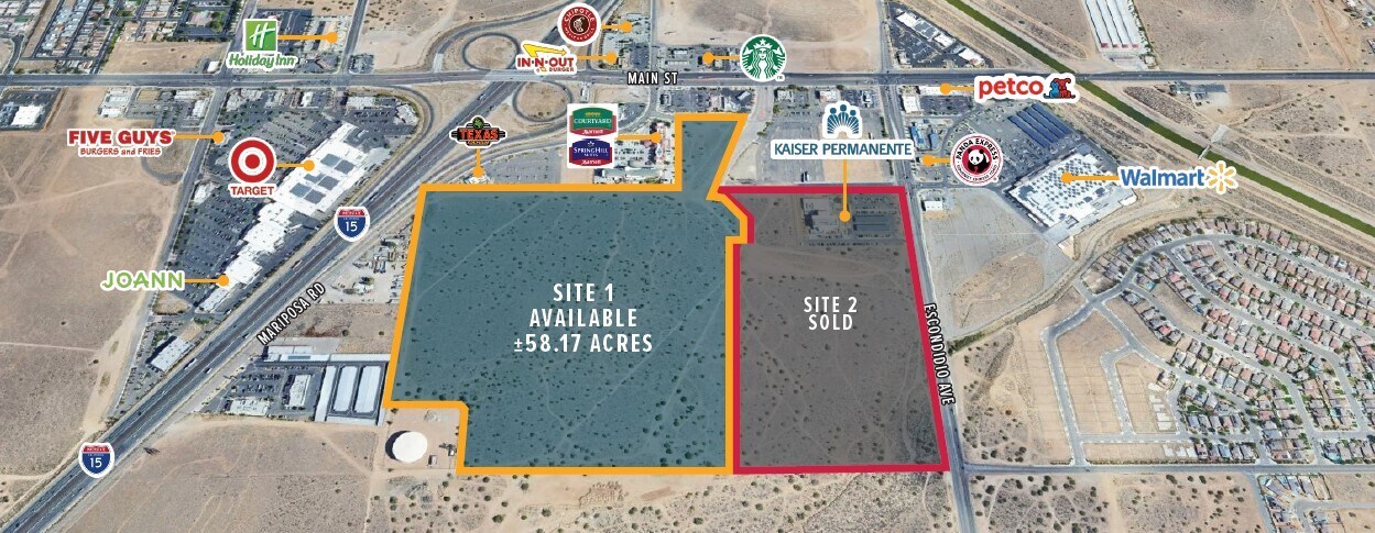 Main & I-15 Fwy, Hesperia, CA for sale Building Photo- Image 1 of 2