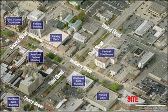 300 Mulberry St, Macon-Bibb, GA - AERIAL  map view