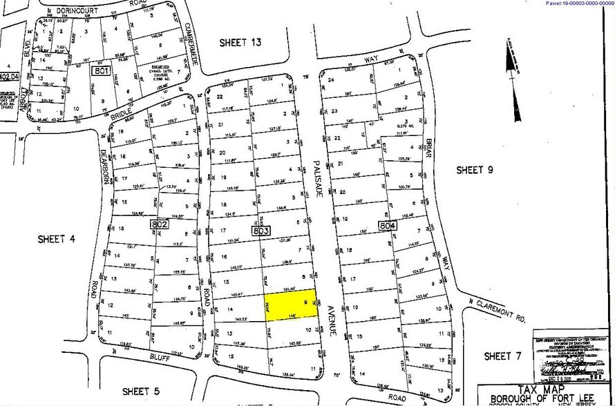 1063 Palisade Ave, Fort Lee, NJ à vendre - Plan cadastral - Image 2 de 17