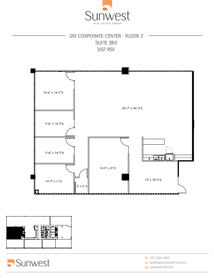 1212 Corporate Dr, Irving, TX à louer Plan d  tage- Image 1 de 1