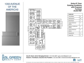 1350 Avenue of the Americas, New York, NY à louer Plan d  tage- Image 1 de 2