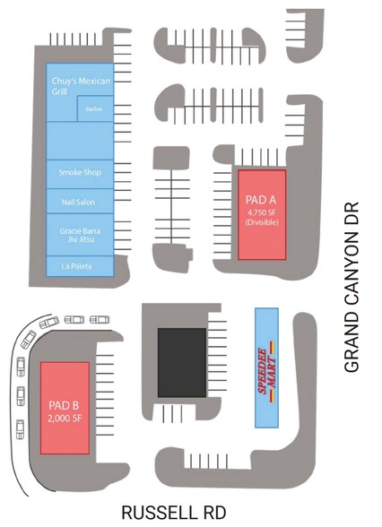 Russell Rd, Las Vegas, NV à louer - Plan de site - Image 3 de 7