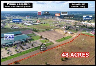 Plus de détails pour 295 Civic Center Dr, Batesville, MS - Terrain à vendre