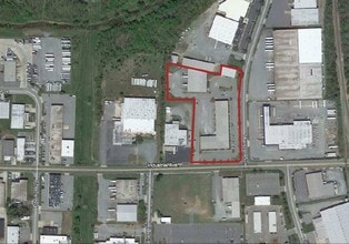 215 Industrial Ave, Greensboro, NC - Aerial  map view
