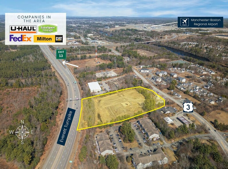 734 Daniel Webster Hwy, Merrimack, NH à louer - Aérien - Image 3 de 7