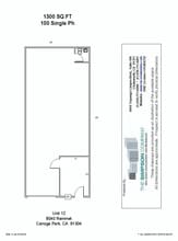 8030-8040 Remmet Ave, Canoga Park, CA à louer Plan d’étage- Image 1 de 1