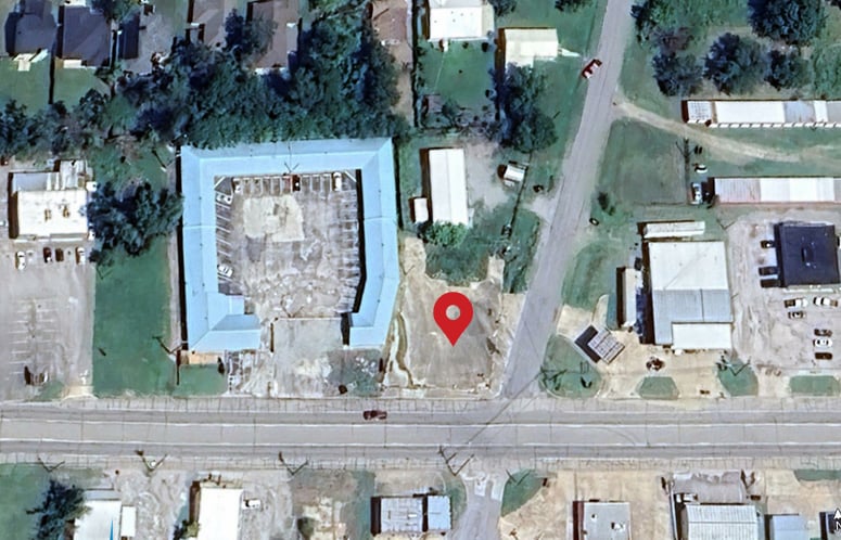 717 E Sam Rayburn Dr, Bonham, TX for sale Aerial- Image 1 of 3