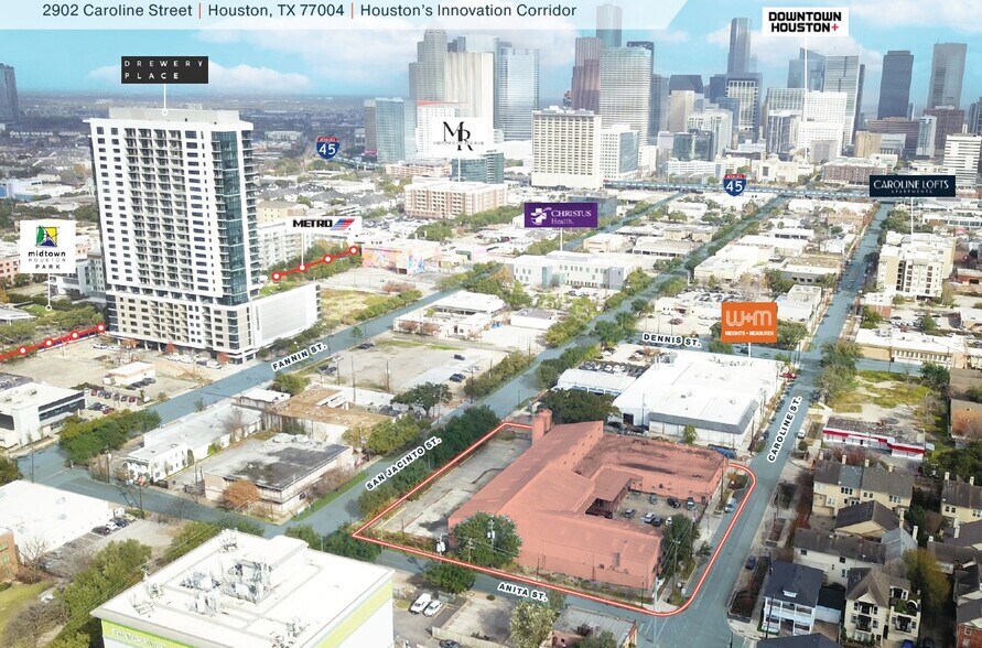 2902 Caroline St, Houston, TX à vendre - Photo du bâtiment - Image 3 de 4