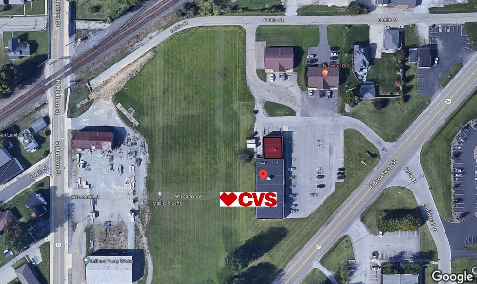 715 E Broadway St, Fortville, IN à louer - Aérien - Image 2 de 6