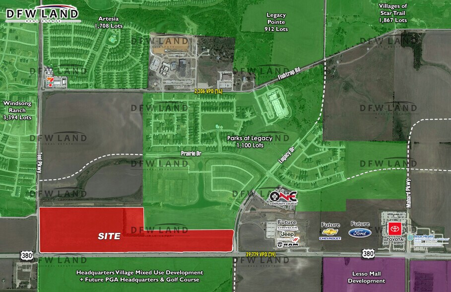 US 380, Prosper, TX à vendre - Photo du bâtiment - Image 2 de 4