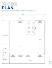 2900 Gibson St, Bakersfield, CA à louer Plan d’étage- Image 1 de 1