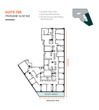 5335 Wisconsin Ave NW, Washington, DC à louer Plan d’étage- Image 1 de 1