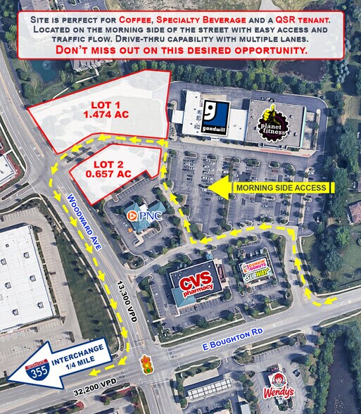NEC E Boughton Rd, Woodridge, IL for sale - Building Photo - Image 2 of 7