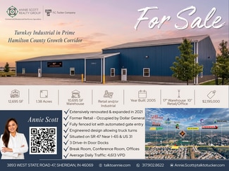 More details for 3893 W State Road 47, Sheridan, IN - Flex for Sale