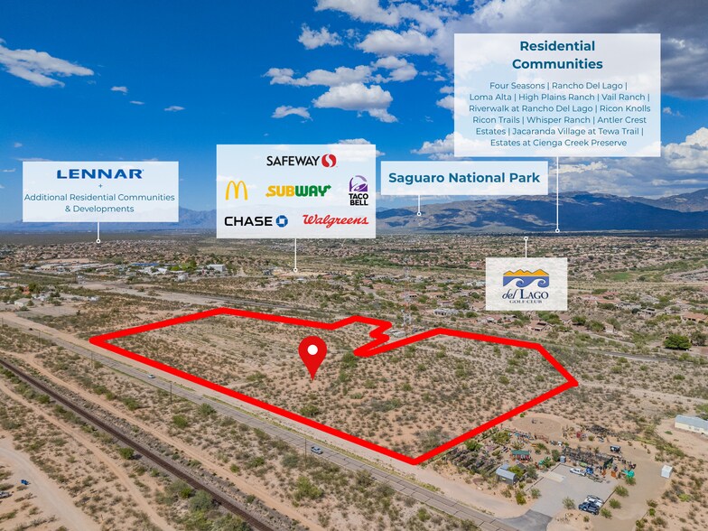 11494 E Success Dr, Vail, AZ for sale - Aerial - Image 2 of 5