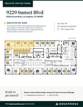 9229 W Sunset Blvd, West Hollywood, CA for lease Floor Plan- Image 2 of 9