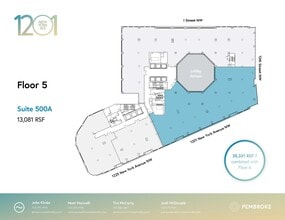 1201 New York Ave NW, Washington, DC à louer Plan d’étage- Image 1 de 1