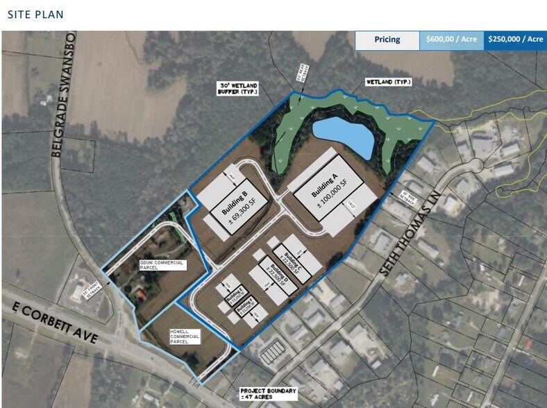108 Belgrade Swansboro Rd, Swansboro, NC à vendre - Plan de site - Image 2 de 2