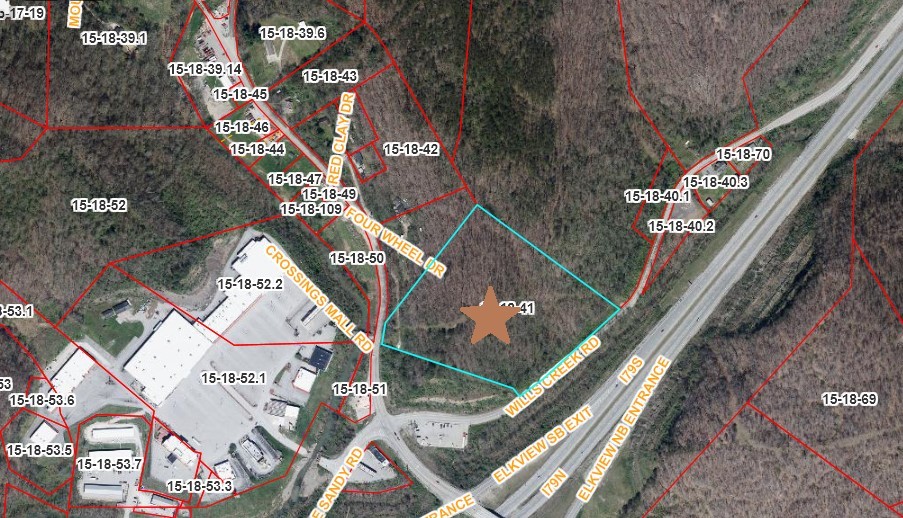 Wills Creek Rd, Elkview, WV à vendre - Plan cadastral - Image 2 de 2