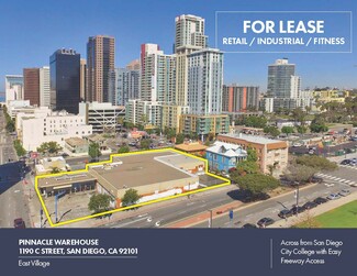 Plus de détails pour 1190 C St, San Diego, CA - Vente au détail à louer