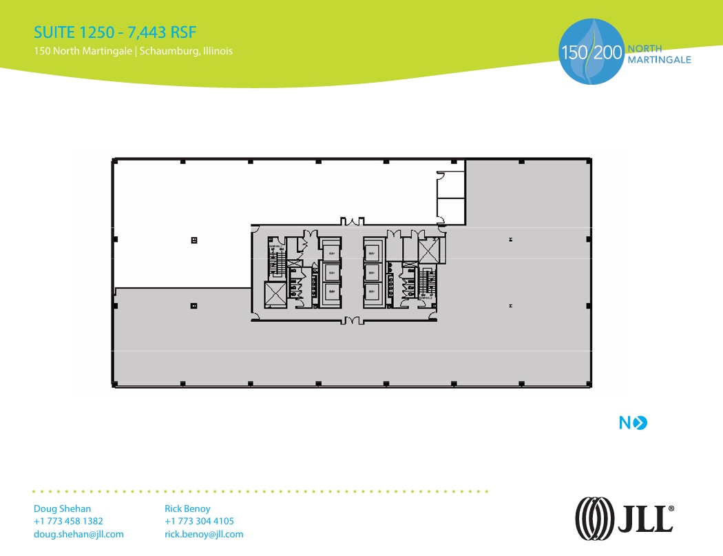 150 N Martingale Rd, Schaumburg, IL for lease Floor Plan- Image 1 of 1