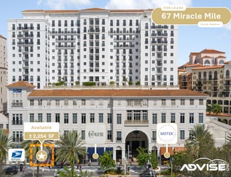 Plus de détails pour 55-67 Miracle Mile, Coral Gables, FL - Bureau/Commerce de détail à louer