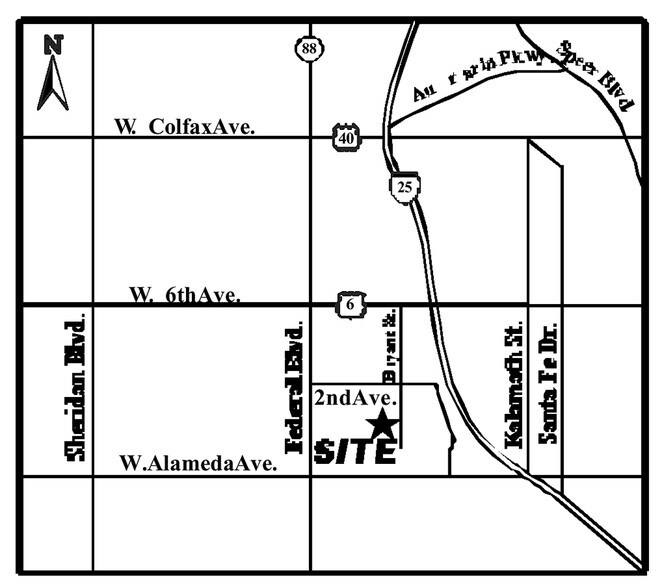 2600 W 2nd Ave, Denver, CO à louer - Plan cadastral - Image 2 de 14