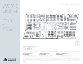 7900 Windrose Ave, Plano, TX for lease Floor Plan- Image 2 of 2