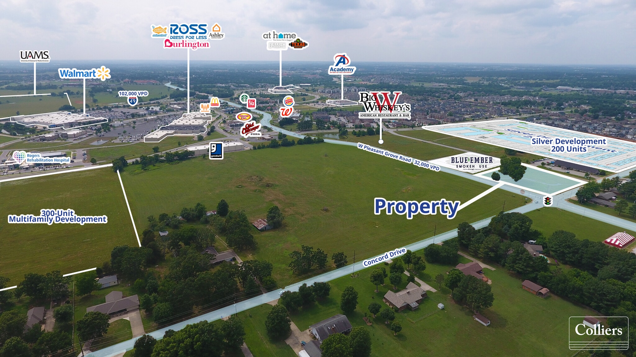 1707 W Pleasant Grove Rd, Rogers, AR à vendre Photo principale- Image 1 de 3