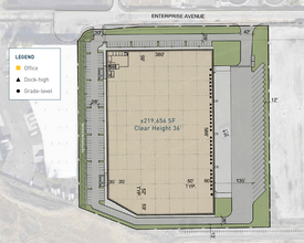 3636 Enterprise Ave, Hayward, CA à louer Plan de site- Image 1 de 2