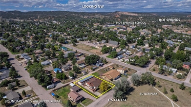 438 S 14th St, Hot Springs, SD - Aerial map view - Image1