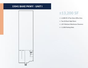15041 Bake Pky, Irvine, CA for lease Floor Plan- Image 1 of 1