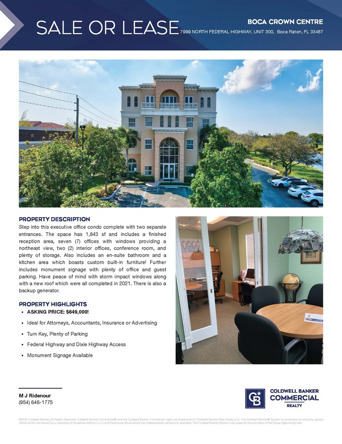 7999 N Federal Hwy, Boca Raton, FL 33487 - Unit 300 -  - Other - Image 1 of 9