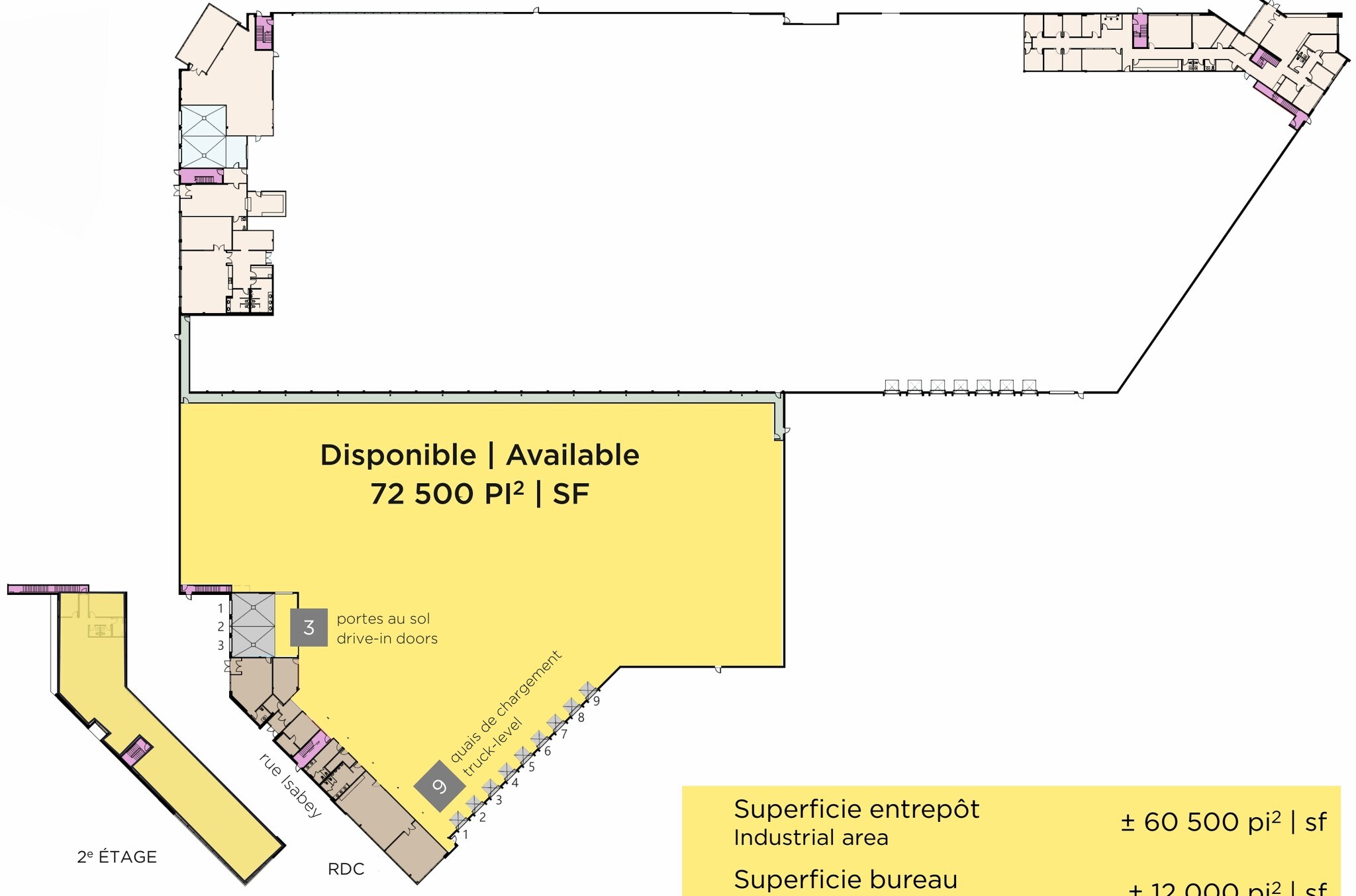 235 Rue Isabey, Montréal, QC à louer Plan d’étage- Image 1 de 10