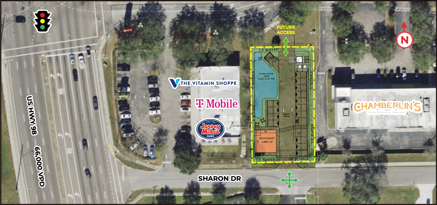 1057 Sharon Dr, Lakeland, FL à louer Plan de site- Image 1 de 3