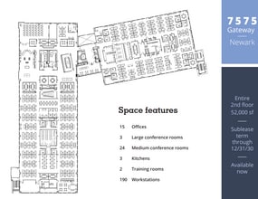 7575 Gateway Blvd, Newark, CA à louer Plan d’étage- Image 1 de 1