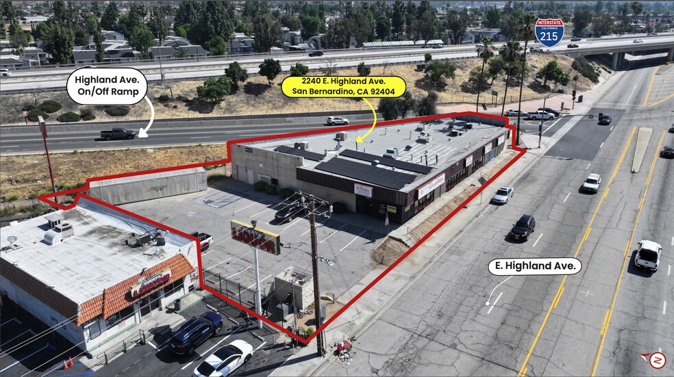 2240 E Highland Ave, San Bernardino, CA à vendre - Photo du bâtiment - Image 3 de 4