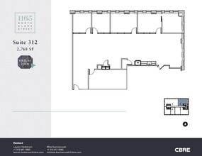 1165 N Clark St, Chicago, IL à louer Plan d’étage- Image 1 de 1