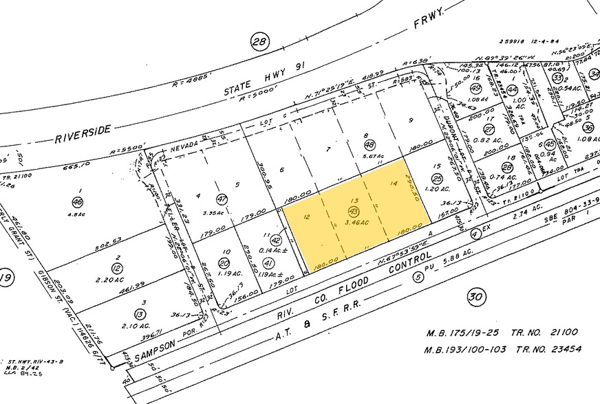 2175 Sampson Ave, Corona, CA for lease - Plat Map - Image 2 of 8