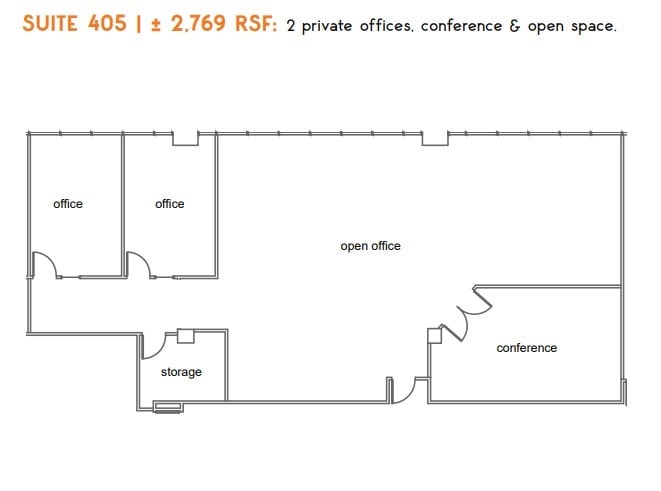 404 Camino del Rio S, San Diego, CA for lease Floor Plan- Image 1 of 5